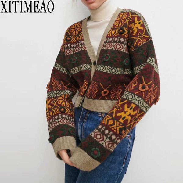 za autumn winter knitted female decorati loose knit sweater coat retro flower embroidery v neck knitted cardigan women jacke 210602, White;black
za autumn winter knitted female decorati loose knit sweater coat retro flower embroidery v neck knitted cardigan women jacke 210602, White;black