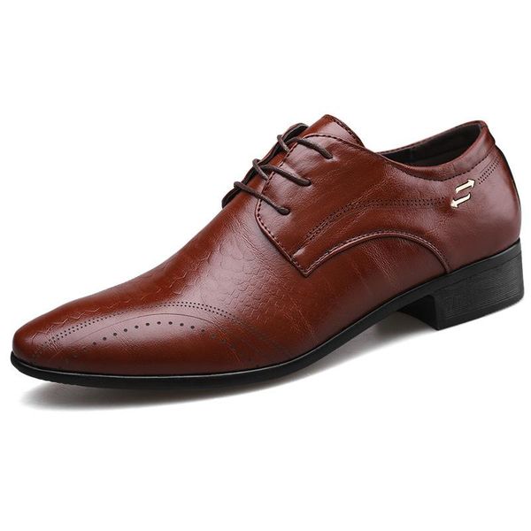 dress shoes mazefeng 2021 men formal leather business casual office luxury male breathable oxfords, Black
dress shoes mazefeng 2021 men formal leather business casual office luxury male breathable oxfords, Black