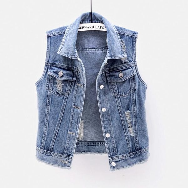 women's vests korean fashion plus size slim denim vest women frayed waistcoat sleeveless jacket coat vintage washed short jeans female, Black;white
women's vests korean fashion plus size slim denim vest women frayed waistcoat sleeveless jacket coat vintage washed short jeans female, Black;white