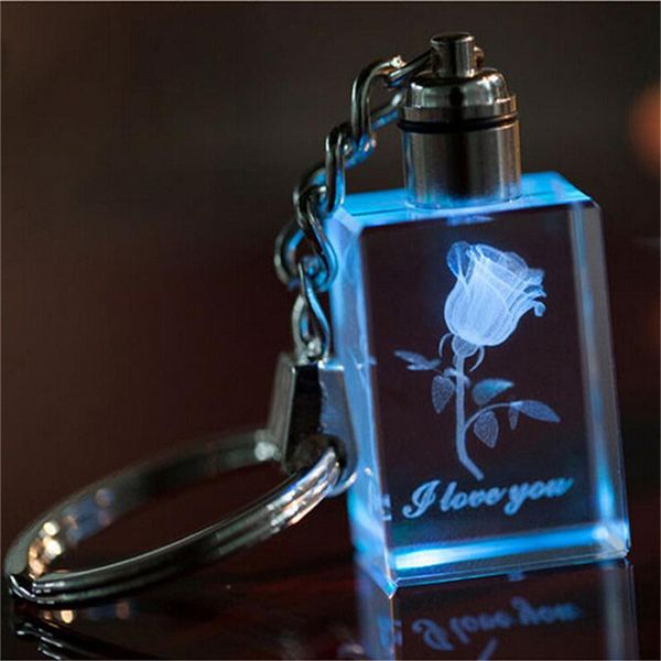 heart crystal rose flower led light keychain crystal charm square key chain ring fairy keyring, Silver
heart crystal rose flower led light keychain crystal charm square key chain ring fairy keyring, Silver