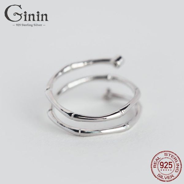 cluster rings ginin 925 sterling silver ring women bamboo texture double layer spiral zircon open adjustable jewelry birthday party gift, Golden;silver
cluster rings ginin 925 sterling silver ring women bamboo texture double layer spiral zircon open adjustable jewelry birthday party gift, Golden;silver