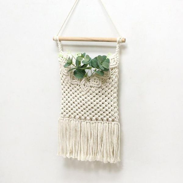 tapestries nordic style hanging net hand-woven tapestry cotton bag decorative flower baskets washable home decor drop
tapestries nordic style hanging net hand-woven tapestry cotton bag decorative flower baskets washable home decor drop