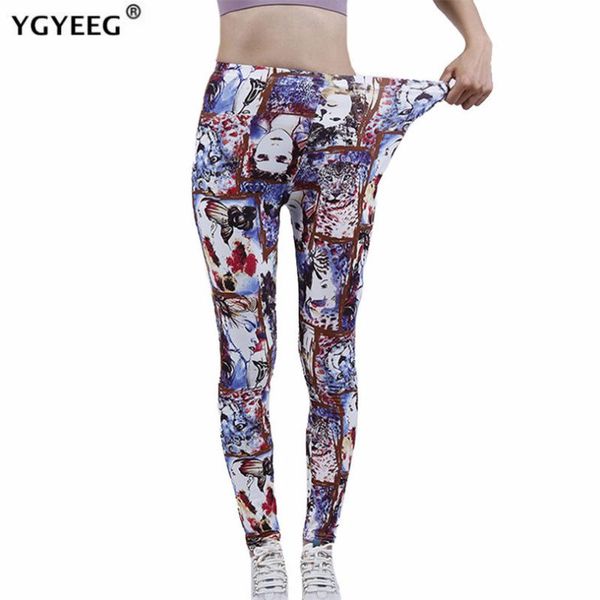 women's leggings ygyeeg fitness push up gym womens clothing high waist graffiti face workout pants female ankle knee elastic bottom, Black
women's leggings ygyeeg fitness push up gym womens clothing high waist graffiti face workout pants female ankle knee elastic bottom, Black