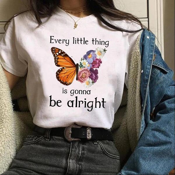 women print clothes graphic cartoon butterfly floral elegant ladies printing lady tees female t shirt womens t shirt, White
women print clothes graphic cartoon butterfly floral elegant ladies printing lady tees female t shirt womens t shirt, White