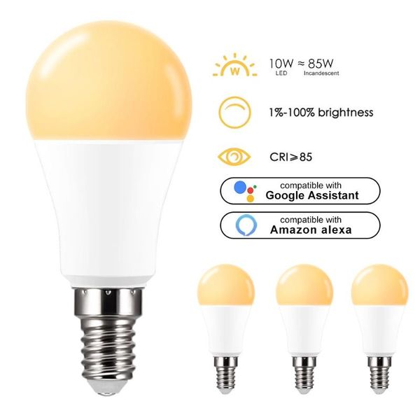 4 super bright wifi smart led bulbs e14 voice control app remote control dimmable multi-color led bulbs
4 super bright wifi smart led bulbs e14 voice control app remote control dimmable multi-color led bulbs