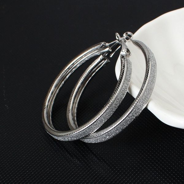 studs earrings south korea creative trend fashion rock club exaggerated frosted ring accessories, Golden;silver
studs earrings south korea creative trend fashion rock club exaggerated frosted ring accessories, Golden;silver