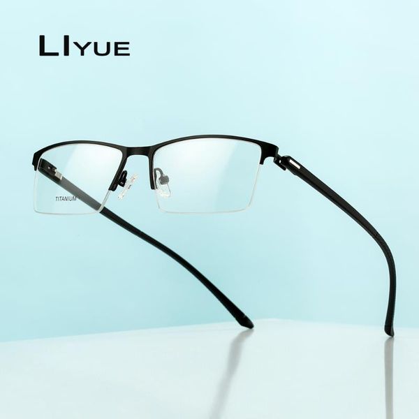 fashion sunglasses frames 2021 men titanium aolly glasses frame ultralight square myopia prescription eyeglasses male half optical eyewear e, Black
fashion sunglasses frames 2021 men titanium aolly glasses frame ultralight square myopia prescription eyeglasses male half optical eyewear e, Black