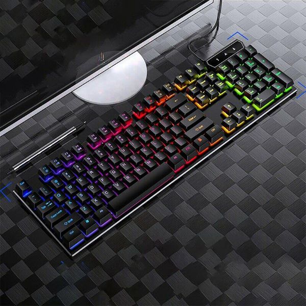 keyboards gaming mechanical keyboard black/white usb wired multicolor rgb rainbow backlit for pc laptop
keyboards gaming mechanical keyboard black/white usb wired multicolor rgb rainbow backlit for pc laptop