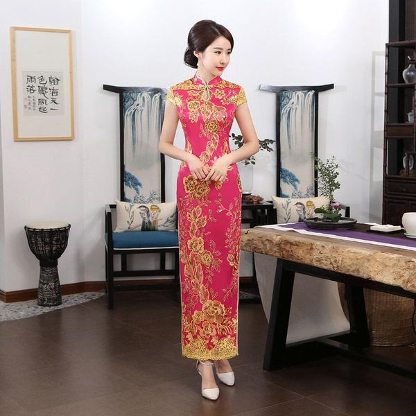 ethnic clothing party dress oriental evening cheongsam chinese style women elegant qipao long robe retro vestido plus size 4xl, Red
ethnic clothing party dress oriental evening cheongsam chinese style women elegant qipao long robe retro vestido plus size 4xl, Red