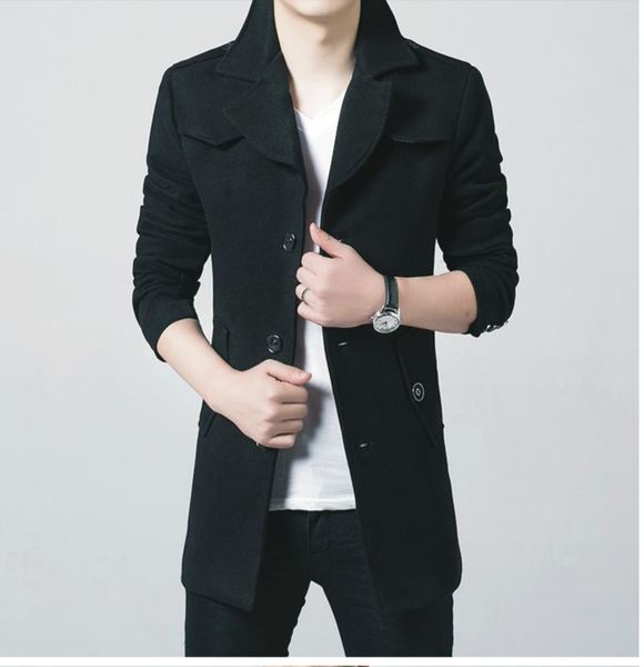 men's wool & blends mrmt 2021 brand winter jackets thickened overcoat for male leisure fashion jacket outer wear clothing garment, Black
men's wool & blends mrmt 2021 brand winter jackets thickened overcoat for male leisure fashion jacket outer wear clothing garment, Black