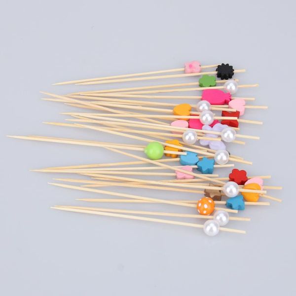 100pcs colorful bamboo tag fruit sign toothpick cocktail decoration fruit plate dessert fork(mixed color)
100pcs colorful bamboo tag fruit sign toothpick cocktail decoration fruit plate dessert fork(mixed color)