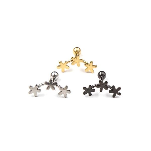 stud cute flower earrings stainless steel screw back earring for women girl, Golden;silver
stud cute flower earrings stainless steel screw back earring for women girl, Golden;silver