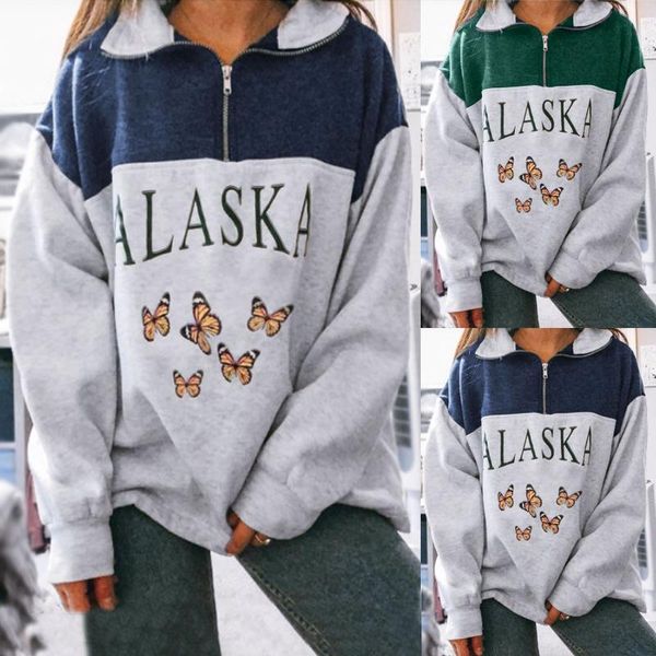 women's hoodies & sweatshirts autumn winter women letter butterfly printed stand collar half zipper long sleeve pulloverscasual loose o, Black
women's hoodies & sweatshirts autumn winter women letter butterfly printed stand collar half zipper long sleeve pulloverscasual loose o, Black