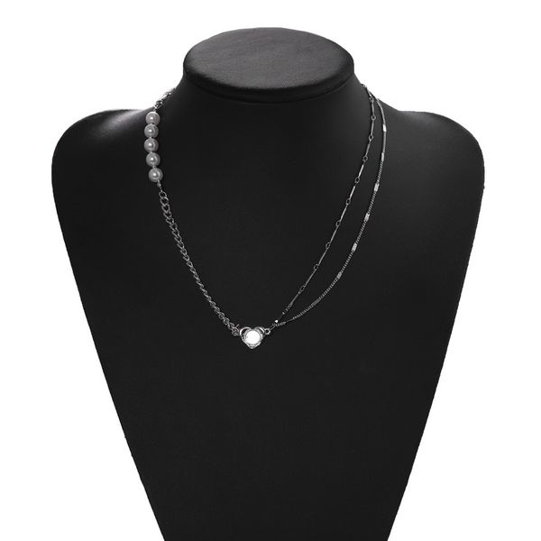 simple and versatile fashion women's pendant hip hop punk style creative necklace trend geometric jewelry, Silver
simple and versatile fashion women's pendant hip hop punk style creative necklace trend geometric jewelry, Silver