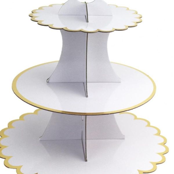 other bakeware paper cake stand easy to assemble three-layer flower edge disposable dessert for wedding
other bakeware paper cake stand easy to assemble three-layer flower edge disposable dessert for wedding
