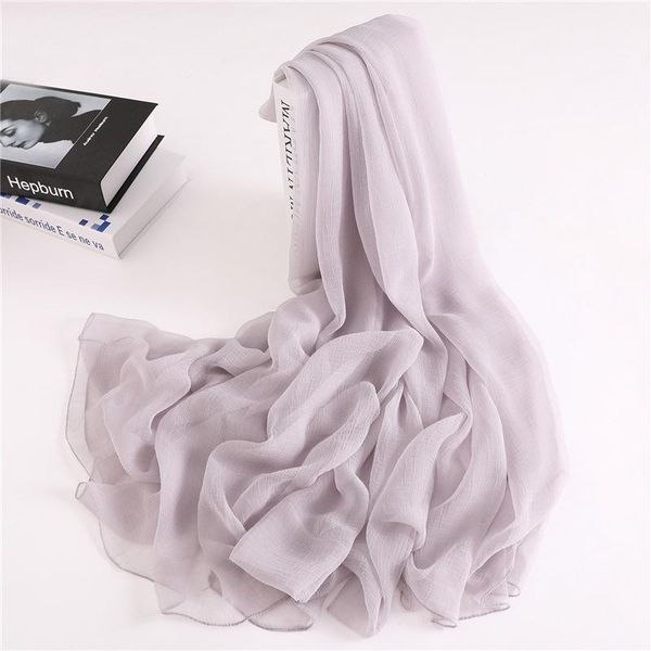 scarves women shawls and wraps bandana pashmina beach hijab female foulard luxury summer solid silk scarf, Blue;gray
scarves women shawls and wraps bandana pashmina beach hijab female foulard luxury summer solid silk scarf, Blue;gray