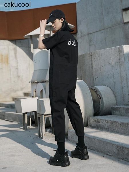 women's jumpsuits & rompers cakucool 2021 dark street tide style tooling wind neutral short-sleeved fashion simple jumpsuit, Black;white
women's jumpsuits & rompers cakucool 2021 dark street tide style tooling wind neutral short-sleeved fashion simple jumpsuit, Black;white