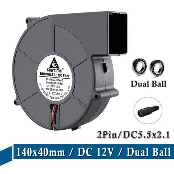 fans & coolings 1 pcs gdstime dc 12v 140mm x 40mm turbo blower fan 14040 14cm ball bearing industrial ventilation extractor centrifugal cool
fans & coolings 1 pcs gdstime dc 12v 140mm x 40mm turbo blower fan 14040 14cm ball bearing industrial ventilation extractor centrifugal cool