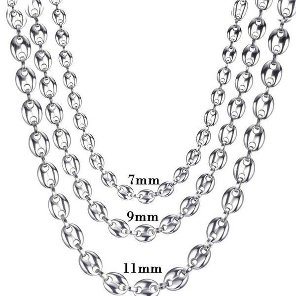 pendant necklaces hip hop width 7mm 9mm 11mm silver color stainless steel coffee beans link chain necklace for men jewelry vp823
pendant necklaces hip hop width 7mm 9mm 11mm silver color stainless steel coffee beans link chain necklace for men jewelry vp823