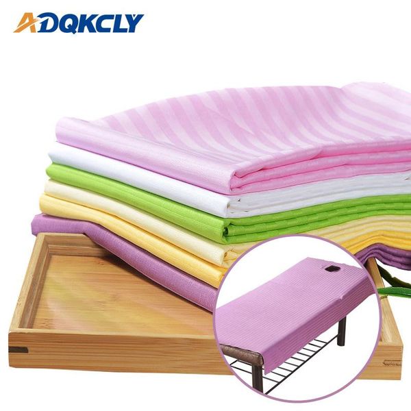 sheets & sets with breath hole beauty massage table sheet 100% cotton strip bed cover for spa treatment 80*190/120*190cm stain
sheets & sets with breath hole beauty massage table sheet 100% cotton strip bed cover for spa treatment 80*190/120*190cm stain
