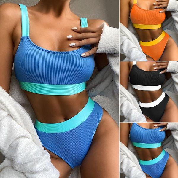 one-piece suits swimsuit women bikini 2 piece set push up sports high cut thong color contrast beachwear bathing swimwear suit
one-piece suits swimsuit women bikini 2 piece set push up sports high cut thong color contrast beachwear bathing swimwear suit