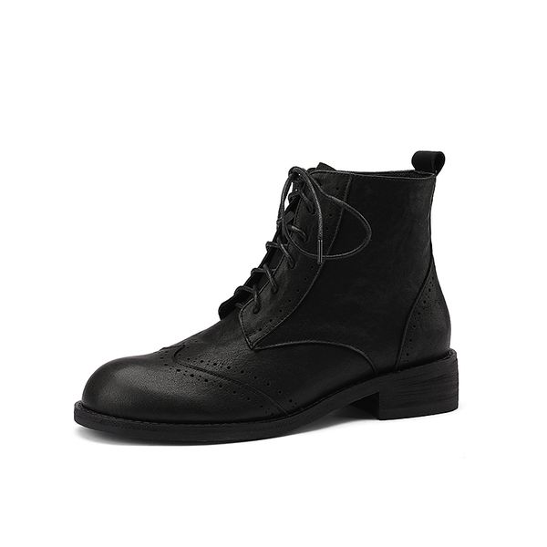 2021 New Fashion Lace Up Ankle Boots High Quality Genuine Leather Round Toe Soild Med Heel Women Shoes Hot Sale Work Warm Boots, Beige
2021 New Fashion Lace Up Ankle Boots High Quality Genuine Leather Round Toe Soild Med Heel Women Shoes Hot Sale Work Warm Boots, Beige