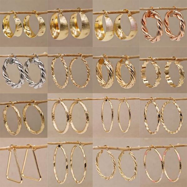 hoop & huggie fashion earrings for women's gold color round earring with zircon luxury jewelry wedding anniversary gift, Golden;silver
hoop & huggie fashion earrings for women's gold color round earring with zircon luxury jewelry wedding anniversary gift, Golden;silver