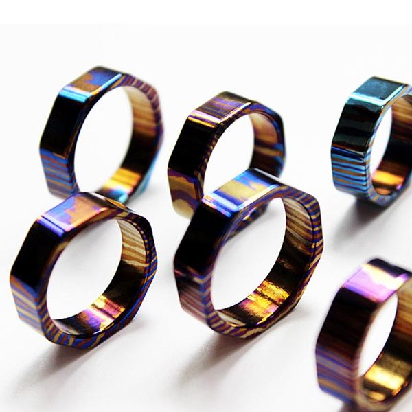 diy damascus titanium alloy ring titanium pendant rope beads paracord accessories octagonal ring
diy damascus titanium alloy ring titanium pendant rope beads paracord accessories octagonal ring