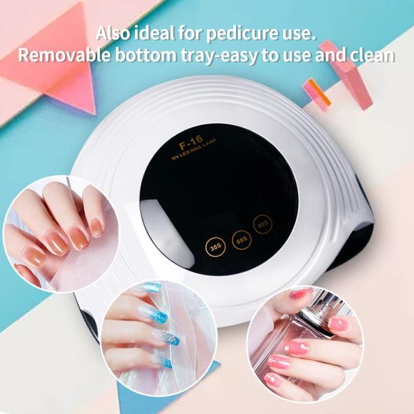 nail dryers 168w uv led lamp three-speed intelligent induction gel polish with motion sensing manicure salon tool
nail dryers 168w uv led lamp three-speed intelligent induction gel polish with motion sensing manicure salon tool