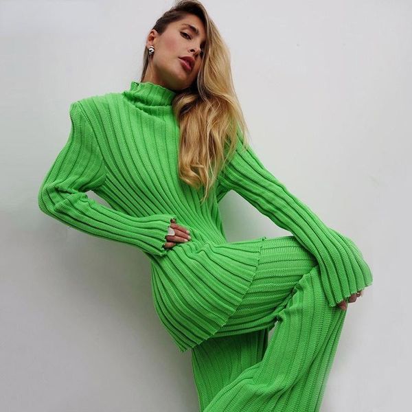 women's two piece pants knit long sleeve sweater women and 2021 streetwear set casual loose tracksuit chic pant suits outfit, White
women's two piece pants knit long sleeve sweater women and 2021 streetwear set casual loose tracksuit chic pant suits outfit, White