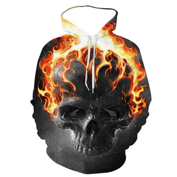 men's hoodies & sweatshirts spring and autumn 3d printing flame ghost skull series couple casual street surrounding tide brand, Black
men's hoodies & sweatshirts spring and autumn 3d printing flame ghost skull series couple casual street surrounding tide brand, Black