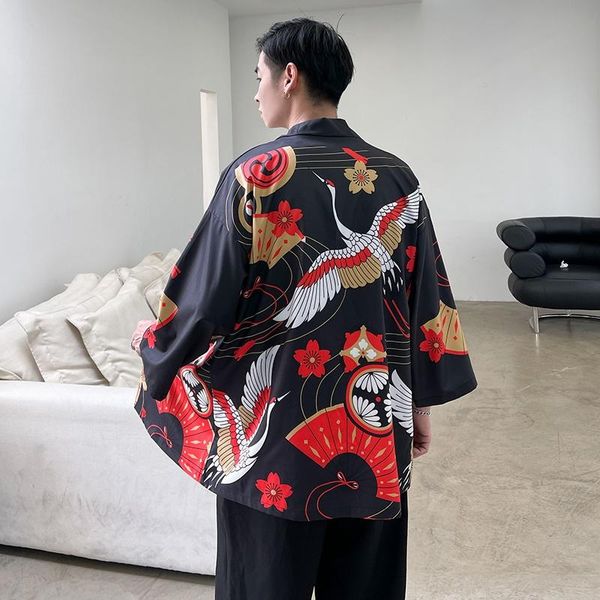 ethnic clothing japanese style print kimono cardigan men harajuku women summer yukata female streetwear traditional haori v2221, Red
ethnic clothing japanese style print kimono cardigan men harajuku women summer yukata female streetwear traditional haori v2221, Red