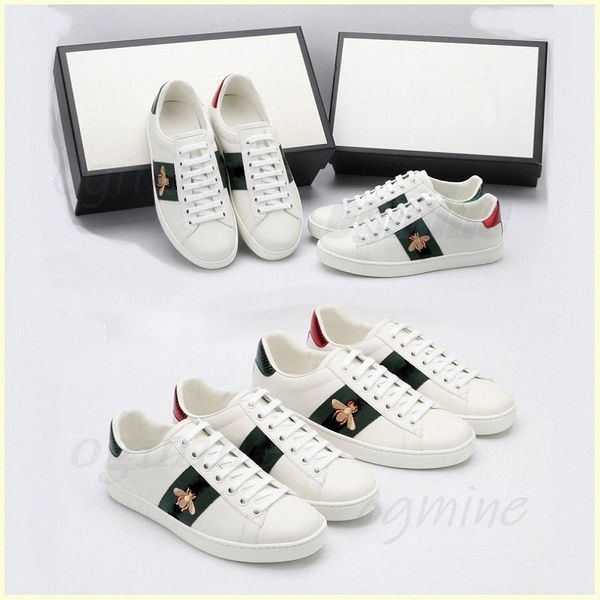 with box men women sneaker casual shoes snake chaussures leather sneakers ace bee embroidered stripes white shoe flat platform walking sport, Black
with box men women sneaker casual shoes snake chaussures leather sneakers ace bee embroidered stripes white shoe flat platform walking sport, Black