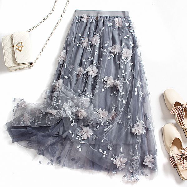 skirts embroidery floral high waist pleated long tulle skirt women autumn a-line maxi tutu skirts womens elegant b6s4, Black
skirts embroidery floral high waist pleated long tulle skirt women autumn a-line maxi tutu skirts womens elegant b6s4, Black