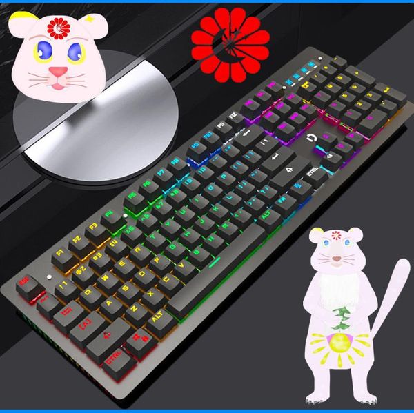 keyboards wired usb 104keys rgb backlit gaming blue switch mechanical keyboard for pc laptop
keyboards wired usb 104keys rgb backlit gaming blue switch mechanical keyboard for pc laptop