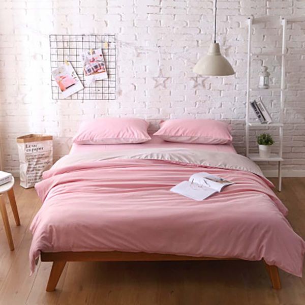 3/4pcs home textile bedding set solid color simple duvet cover king size sheet pillowcase children bed linings
3/4pcs home textile bedding set solid color simple duvet cover king size sheet pillowcase children bed linings