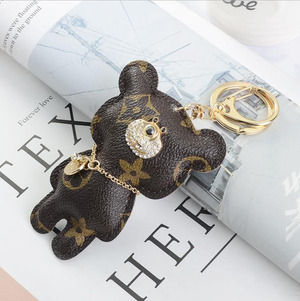 fashion keychain cute small bear print pattern pu leather keychains car fashion accessories key ring lanyard key wallet chain rope chain, Silver
fashion keychain cute small bear print pattern pu leather keychains car fashion accessories key ring lanyard key wallet chain rope chain, Silver