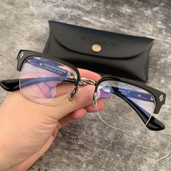 designer sunglasses crosin myopia optical glasses frame pure titanium flat lens male and female stars eva students, White;black
designer sunglasses crosin myopia optical glasses frame pure titanium flat lens male and female stars eva students, White;black