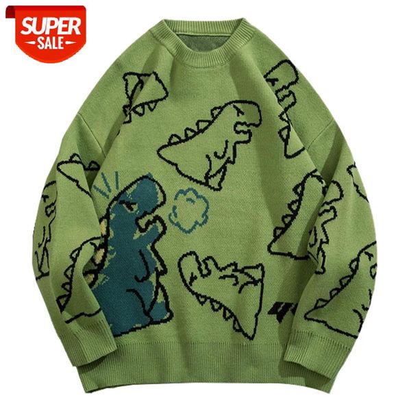 harajuku knitted sweater pullover streetwear cartoon dinosaur pattern sweater hip hop streetwear 2021 spring casual green #km3o, White;black
harajuku knitted sweater pullover streetwear cartoon dinosaur pattern sweater hip hop streetwear 2021 spring casual green #km3o, White;black