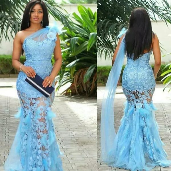 full lace prom dress side slit one shoulder evening dress feather sheer lace party mermaid dresses custom made, Black
full lace prom dress side slit one shoulder evening dress feather sheer lace party mermaid dresses custom made, Black