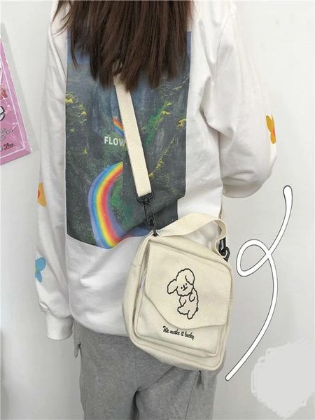 evening bags ladies fashion canvas small square bag korean version multifunctional cute dog one-shoulder diagonal mobile phone package
evening bags ladies fashion canvas small square bag korean version multifunctional cute dog one-shoulder diagonal mobile phone package