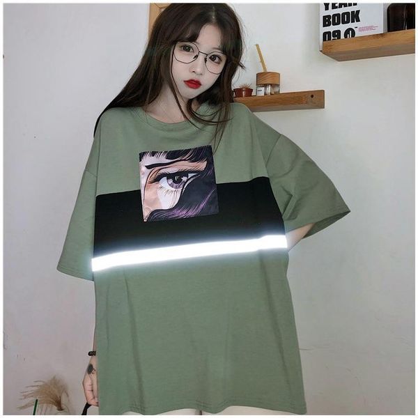 harajuku clothing loose large size reflective pattern t-shirt women couples paired grunge tumblr female androgynous, White
harajuku clothing loose large size reflective pattern t-shirt women couples paired grunge tumblr female androgynous, White