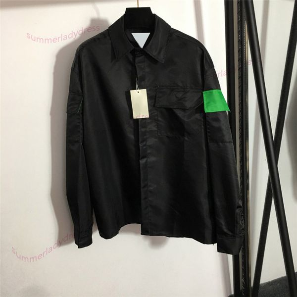 pocket patchwork long sleeve black shirts coat personalized breathable thin blouses autumn women fashion coats, White
pocket patchwork long sleeve black shirts coat personalized breathable thin blouses autumn women fashion coats, White