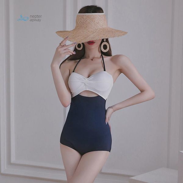 women's swimwear swimsuit female 2021 summer one-piece triangle bikini, sexy, small chest gathered, slim, cover belly, spring, White;black
women's swimwear swimsuit female 2021 summer one-piece triangle bikini, sexy, small chest gathered, slim, cover belly, spring, White;black