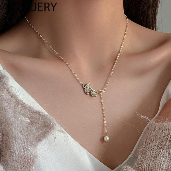 chains evimi 925 sterling silver micro zircon leaf pearl tassel necklace for women simple temperament clavicle chain jewelry
chains evimi 925 sterling silver micro zircon leaf pearl tassel necklace for women simple temperament clavicle chain jewelry