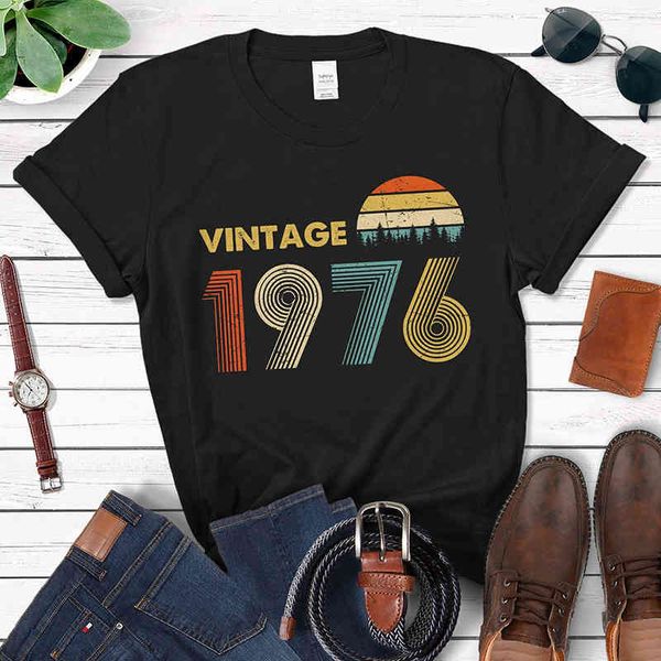 women's t-shirt vintage 1976 classic rosie women's shirt funny cotton retro 45th birthday present idea for grandmother mother wife, White
women's t-shirt vintage 1976 classic rosie women's shirt funny cotton retro 45th birthday present idea for grandmother mother wife, White