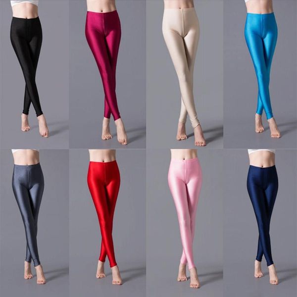 women's leggings try to bn women solid color large size shinny elasticity casual trousers breathable yoga sports pant multicolor leggin, Black
women's leggings try to bn women solid color large size shinny elasticity casual trousers breathable yoga sports pant multicolor leggin, Black