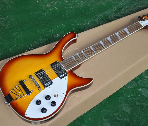 12 strings tobacco sunburst electric guitar with rosewood fretboard,white pickguard
12 strings tobacco sunburst electric guitar with rosewood fretboard,white pickguard