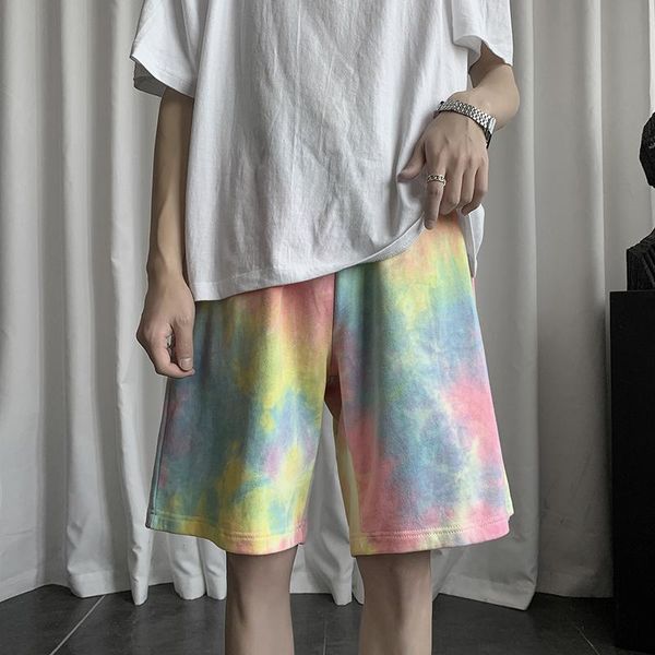 men's shorts korean ulzzang men tie dye summer beach pants fashion knee length casual loose ropa hombre clothes ed50dk, White;black
men's shorts korean ulzzang men tie dye summer beach pants fashion knee length casual loose ropa hombre clothes ed50dk, White;black