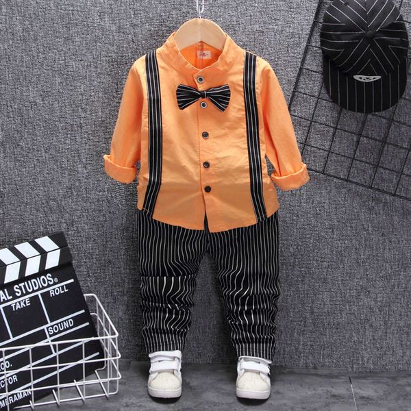 korean children's clothing 2019 spring and autumn new shirt long sleeve strap pants two piece set of foreign style, Blue
korean children's clothing 2019 spring and autumn new shirt long sleeve strap pants two piece set of foreign style, Blue